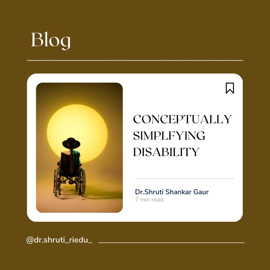 Conceptually Simplifying Disability