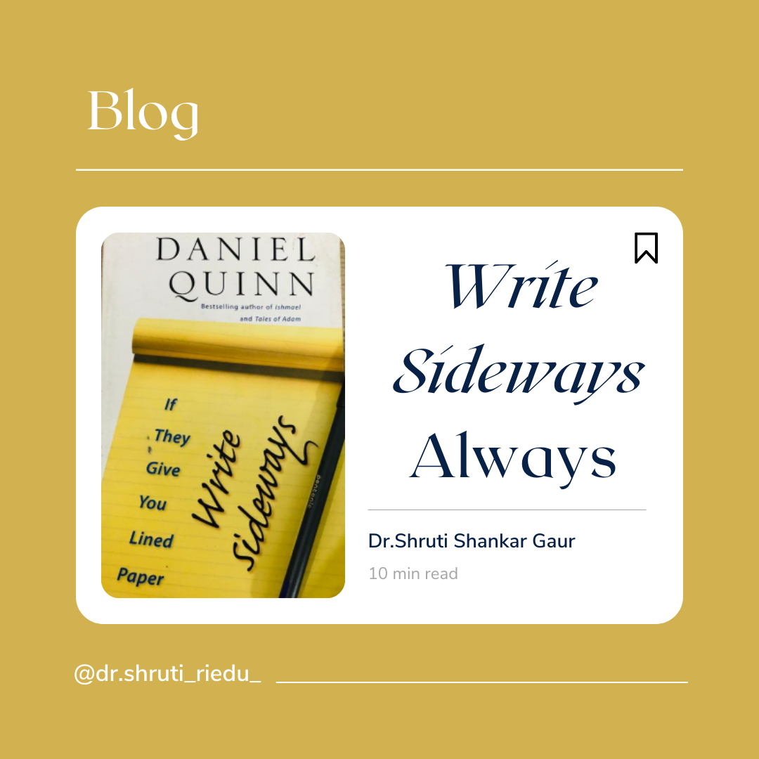 Write Sideways: Always